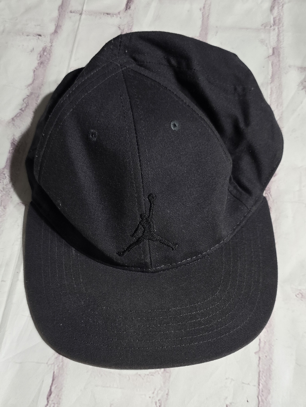 Nike Jordan Black Embroidered Jumpman Baseball Cap